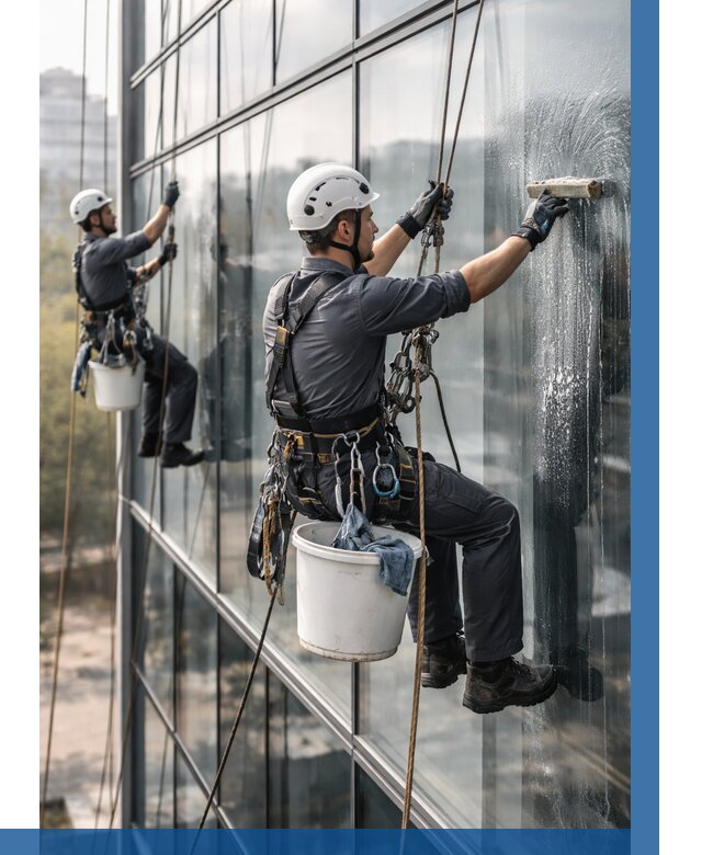 Мойка сплошного остекления в Курске, заказать от 313 р.| ВЫСОТНИК-Кус