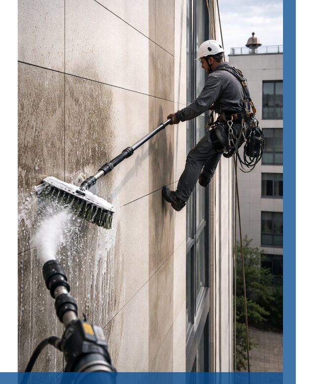 Мойка фасада из керамогранита в Курске от 313 р. | ВЫСОТНИК-Кус