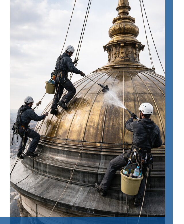 Мойка куполов и шпилей в Курске от 8339 р. - заказать | ВЫСОТНИК-Кус