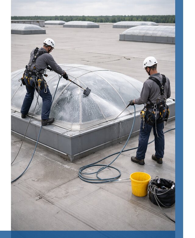 Мойка зенитных фонарей в Курске, заказать от 4691 р. | ВЫСОТНИК-Кус