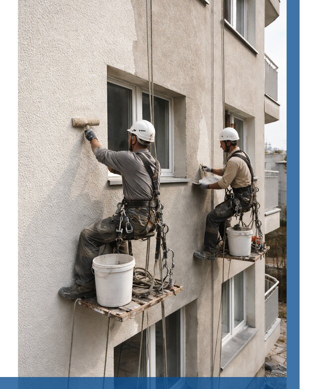 Нанесение короеда на фасад в Курске от 469 р. | ВЫСОТНИК-Кус