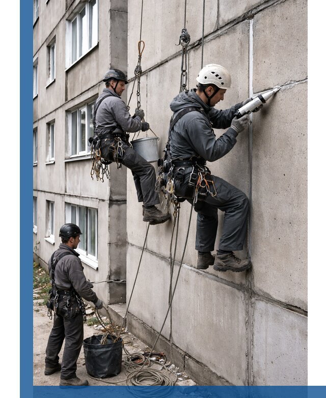 Герметизация межпанельных швов в Курске с гарантией герметичности