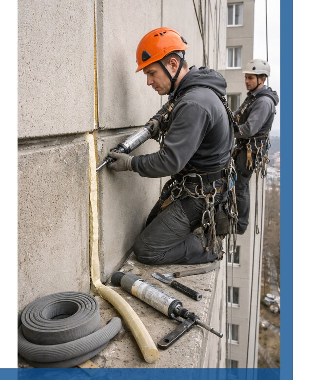 Теплый шов межпанельные швы в Курске от 730 р. | ВЫСОТНИК-Кус