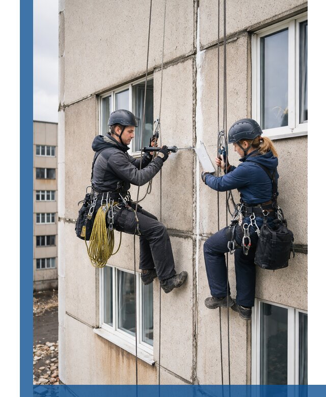 Герметизация межпанельных швов тёплым швом в Курске