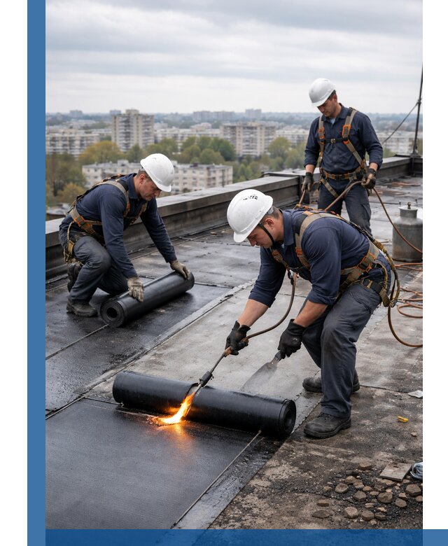 Ремонт наплавляемой кровли в Курске качественно и надежно