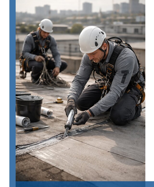 Аварийное и капитальное устранение протечек кровли в Курске