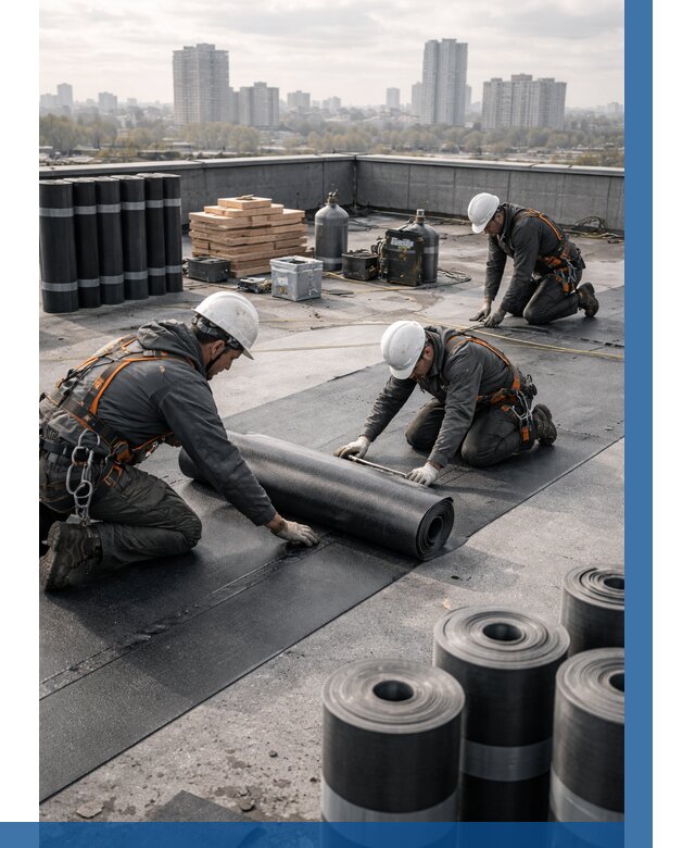 Монтаж мягкой кровли под ключ в Курске от 469 р. | ВЫСОТНИК-Кус