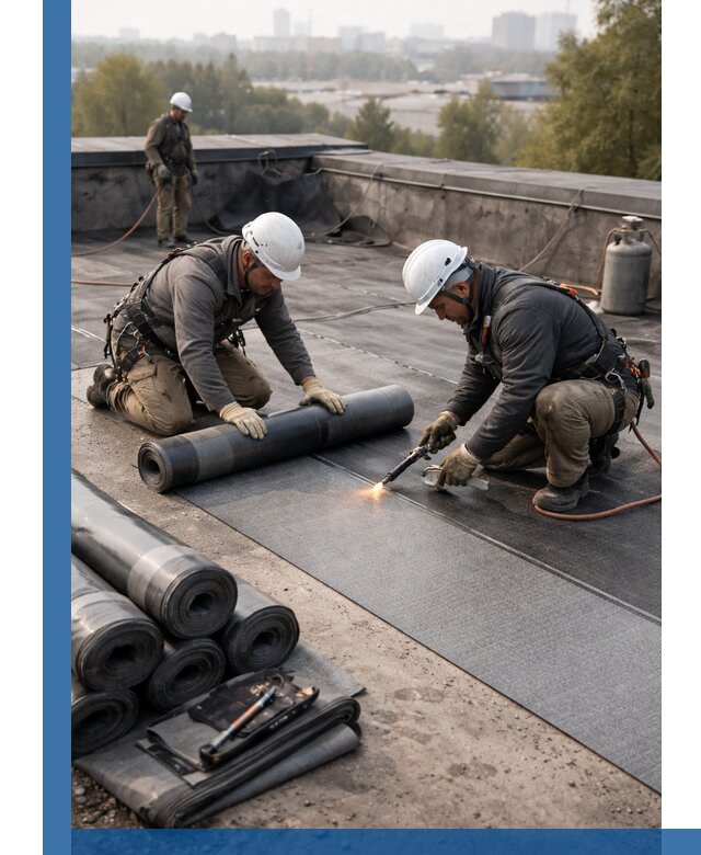 Монтаж мягкой кровли в Курске профессионально и надежно