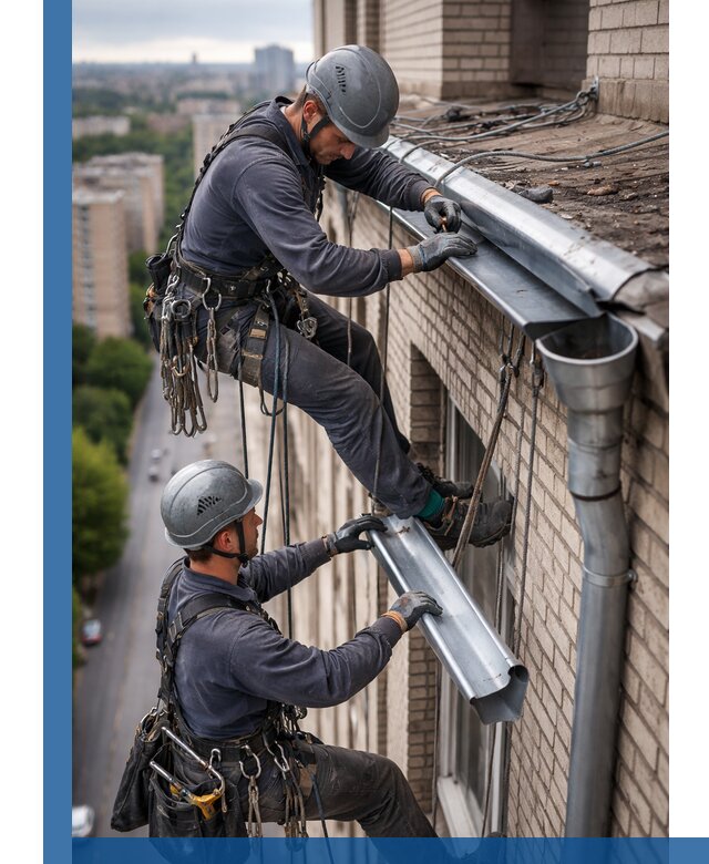 Ремонт водосточных желобов в Курске, быстро и качественно