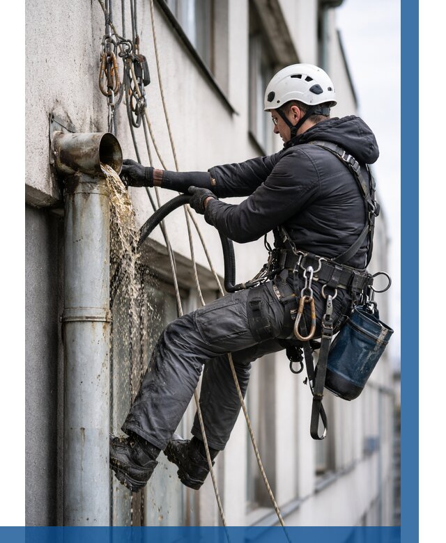 Прочистка водосточных труб в Курске от 3648 р. | ВЫСОТНИК-Кус