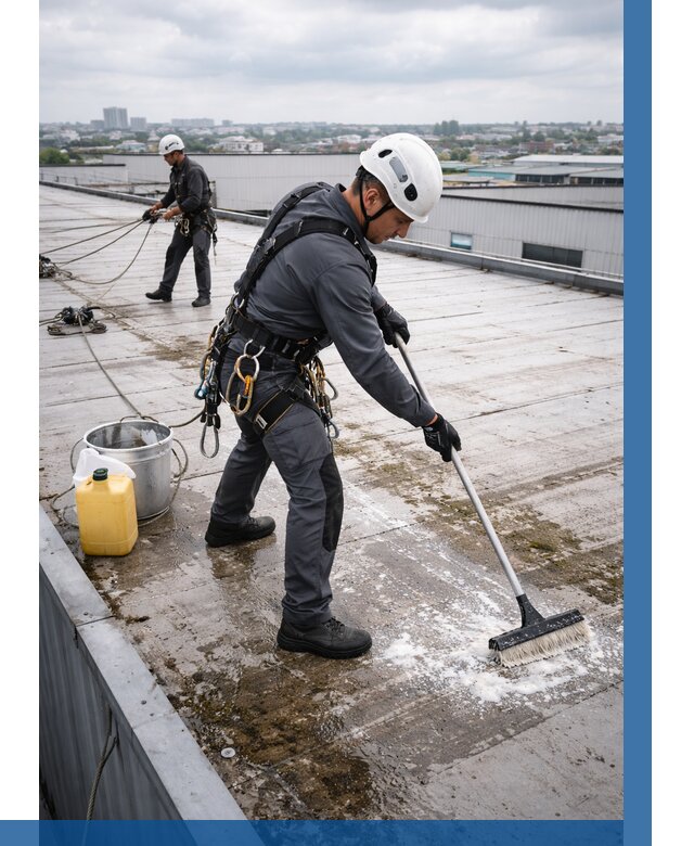 Очистка крыши по графику в Курске от 7818 р. | ВЫСОТНИК-Кус