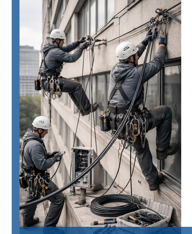 Прокладка оптоволоконного кабеля в Курске под ключ с тестированием