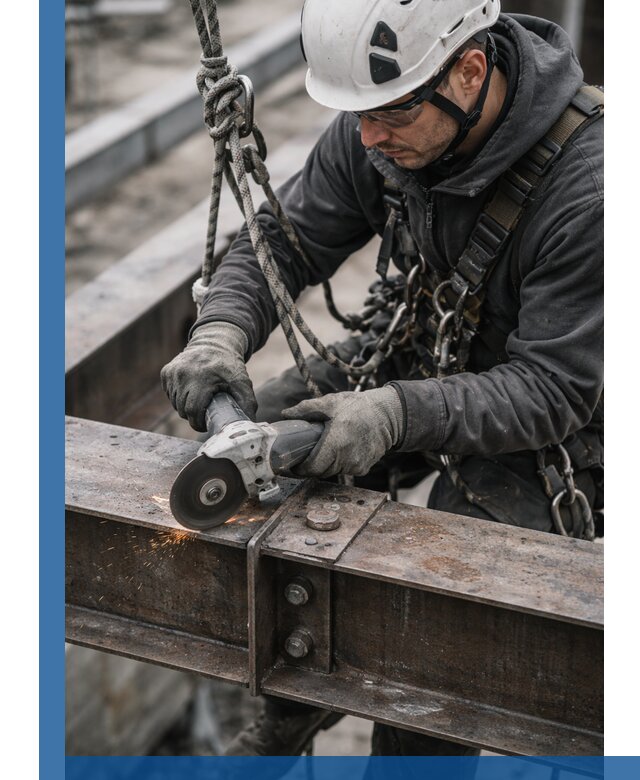 Резка металла на высоте в Курске для зданий и конструкций