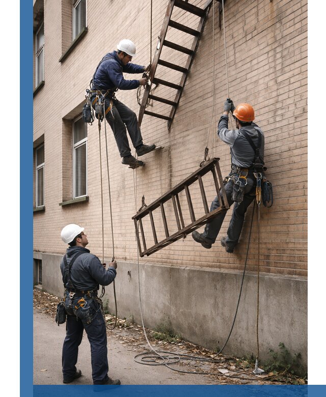 Демонтаж пожарной лестницы в Курске быстро и безопасно