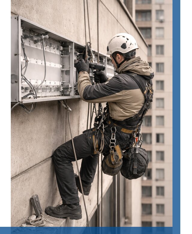 Ремонт вывески на высоте в Курске от 4691 р. | ВЫСОТНИК-Кус