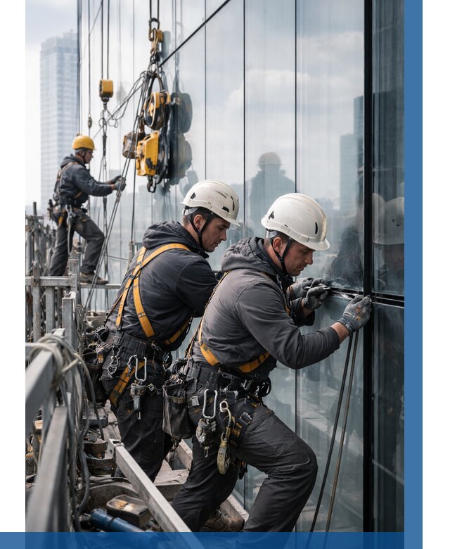 Структурное остекление фасадов в Курске от 9903 р. | ВЫСОТНИК-Кус