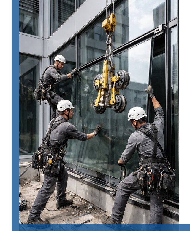 Структурное остекление фасадов в Курске монтаж и обслуживание