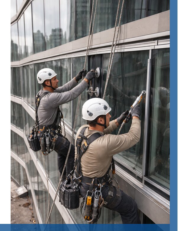 Радиусное остекление фасада в Курске от 12509 р. | ВЫСОТНИК-Кус