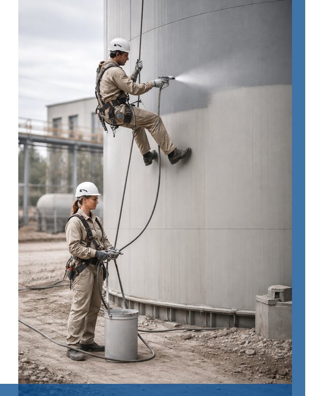 Покраска резервуаров в Курске от 1251 р. | ВЫСОТНИК-Кус — заказать