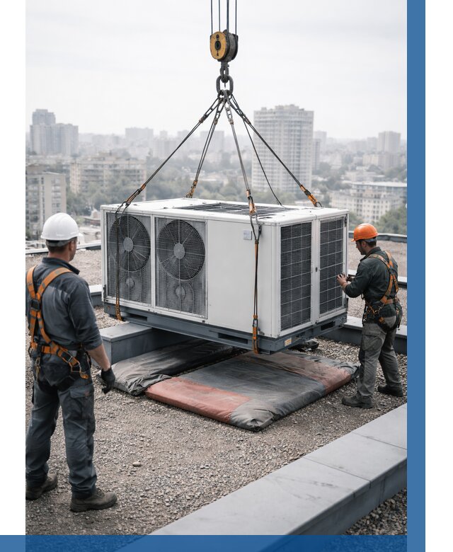 Подъем груза на крышу в Курске от 5212 р. | ВЫСОТНИК-Кус заказать