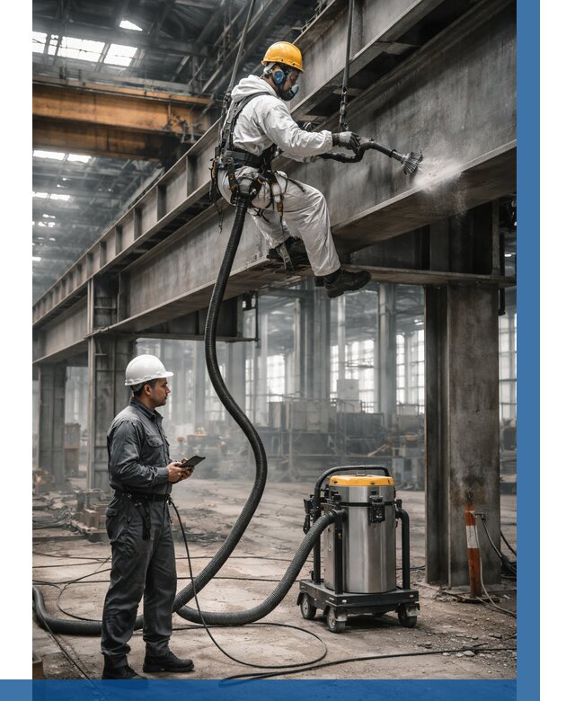 Обеспыливание конструкций в цехе в Курске от 4378 р. | ВЫСОТНИК-Кус