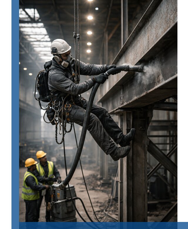 Обеспыливание конструкций в цехах промышленного производства в Курске