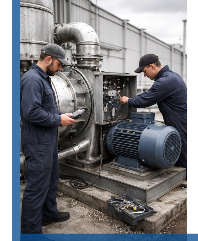 Техническое обслуживание промышленного оборудования в Курске