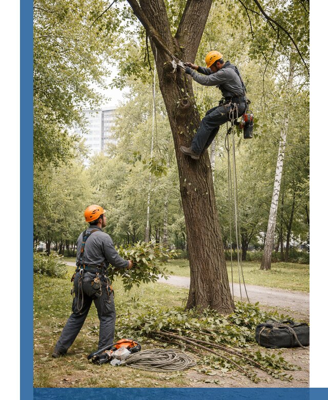 Санитарная обрезка деревьев в Курске, профессионально и безопасно