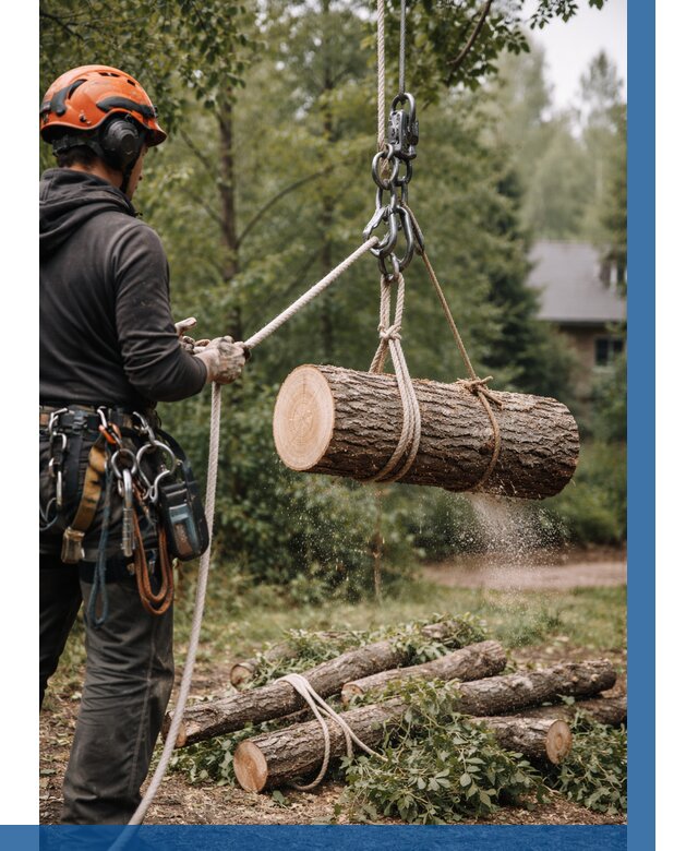 Валка деревьев частями в Курске от 7818 р. | ВЫСОТНИК-Кус