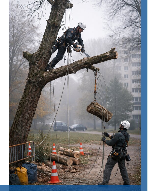 Удаление аварийных деревьев в Курске от 15636 р. | ВЫСОТНИК-Кус