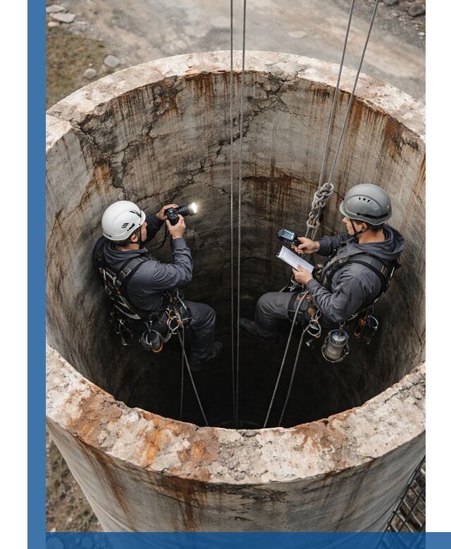 Обследование дымовой трубы: диагностика и оценка состояния в Курске
